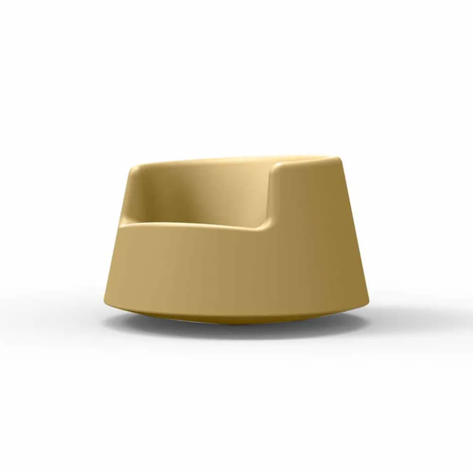 Modern design tuinzetel Roulette Vondom in polyethyleen Viadurini