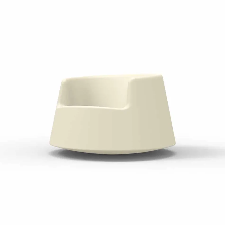 Modern design tuinzetel Roulette Vondom in polyethyleen Viadurini