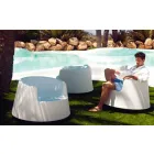 Modern design tuinzetel Roulette Vondom in polyethyleen Viadurini