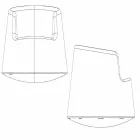 Modern design tuinzetel Roulette Vondom in polyethyleen Viadurini