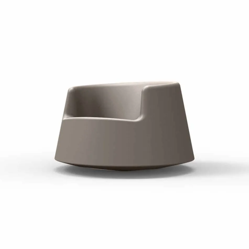 Modern design tuinzetel Roulette Vondom in polyethyleen Viadurini