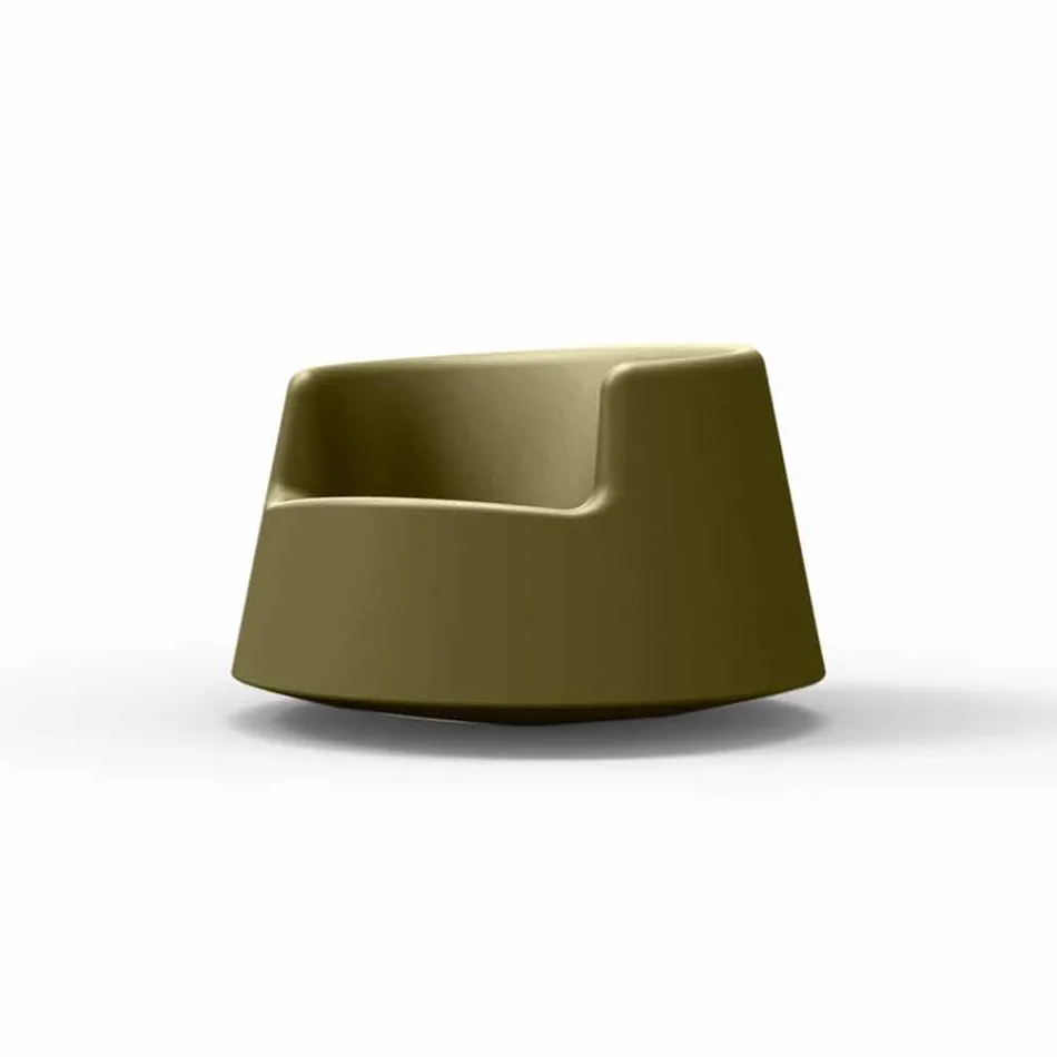 Modern design tuinzetel Roulette Vondom in polyethyleen Viadurini