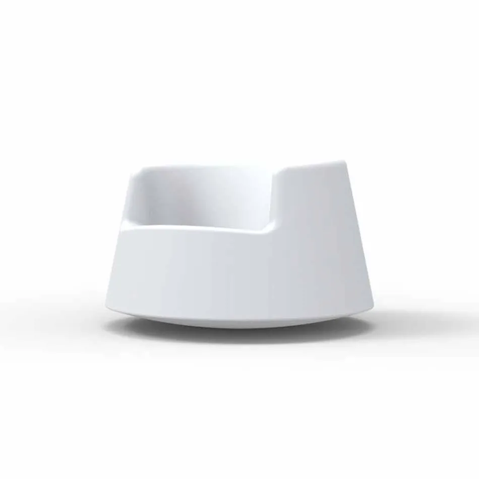 Modern design tuinzetel Roulette Vondom in polyethyleen Viadurini