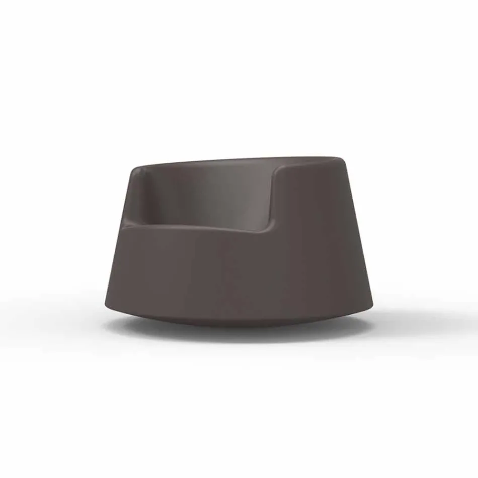 Modern design tuinzetel Roulette Vondom in polyethyleen Viadurini