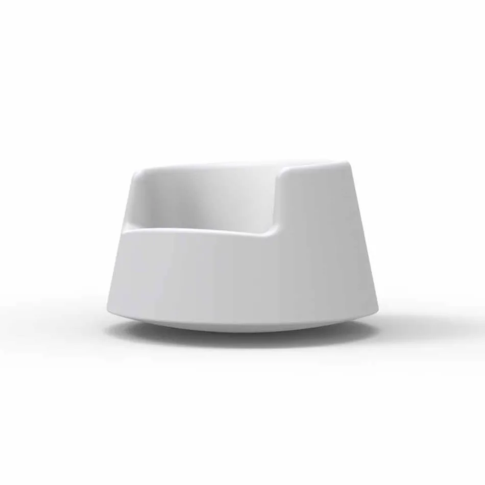 Modern design tuinzetel Roulette Vondom in polyethyleen Viadurini