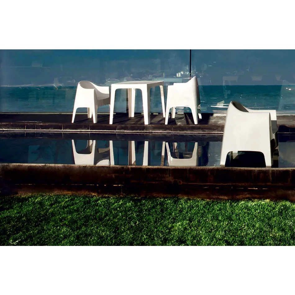 Stevig door Vondom design fauteuil in polypropyleen Viadurini