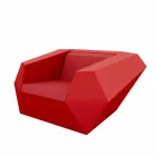 Faz tuinzetel van Vondom modern design in polyethyleen Viadurini