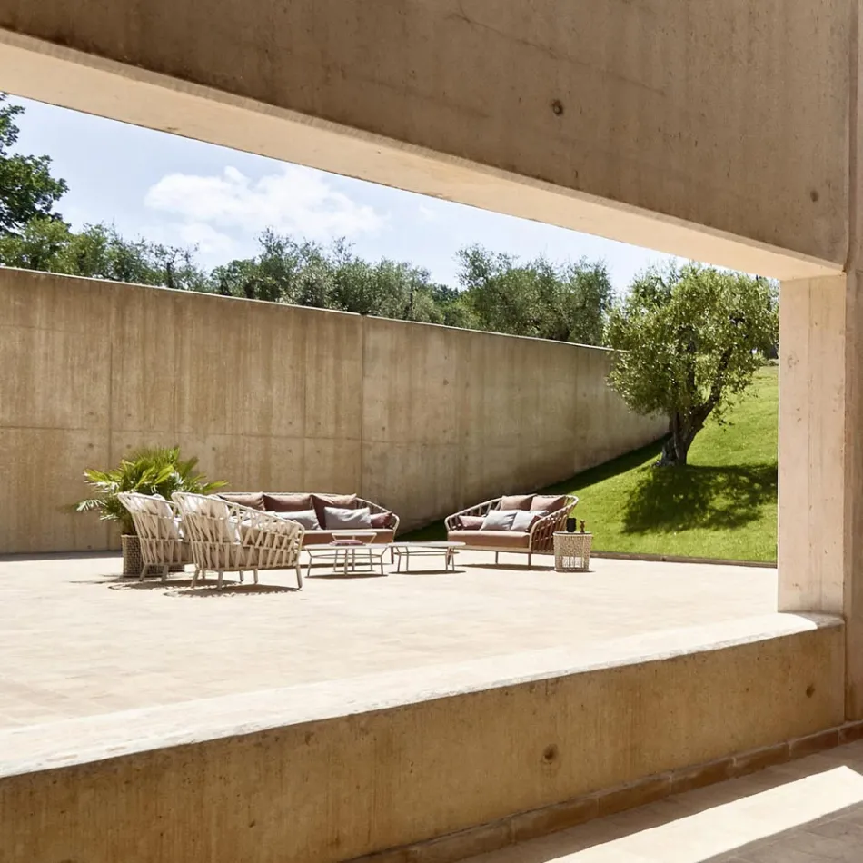 Aluminium tuinfauteuil Made in Italy - Emmacross door Varaschin Viadurini