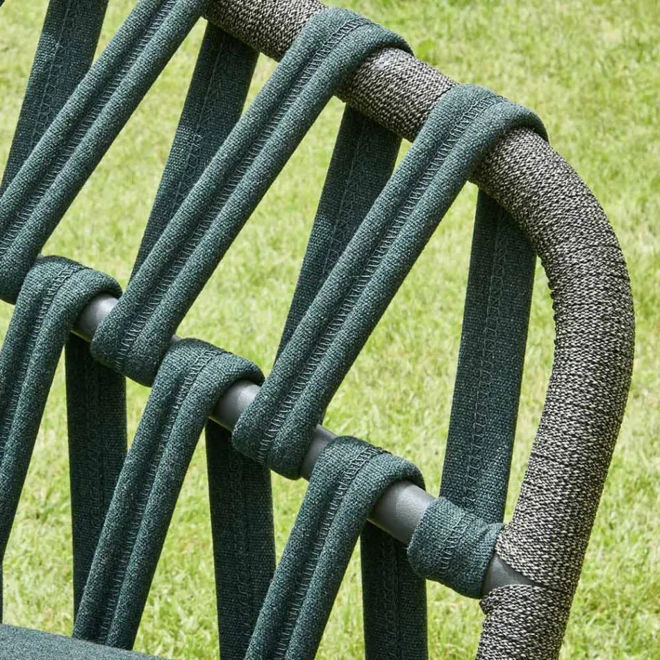 Aluminium tuinfauteuil Made in Italy - Emmacross door Varaschin Viadurini