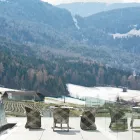 Tuinfauteuil in gekleurde gevlochten synthetische vezels - Maat van Varaschin Viadurini