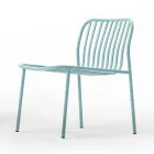 Stapelbare metalen tuinfauteuil Made in Italy 2 stuks - Simply Viadurini