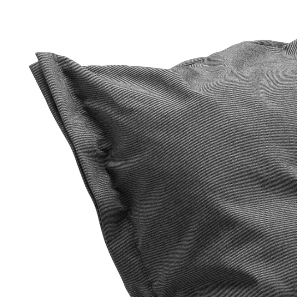 Tuinfauteuil in polyethyleen en stof gemaakt in Italië - Freccia Viadurini