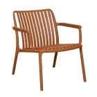 Polypropyleen tuinstoel met toegevoegde glasvezel - Mavren Viadurini