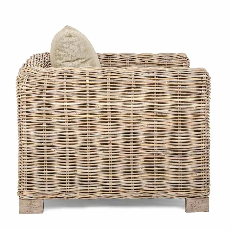 Homemotion Indoor / Outdoor Design rotan tuinarmstoel - Ceara Viadurini