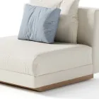 Stoffen tuinfauteuil Made in Italy - Rubik Viadurini