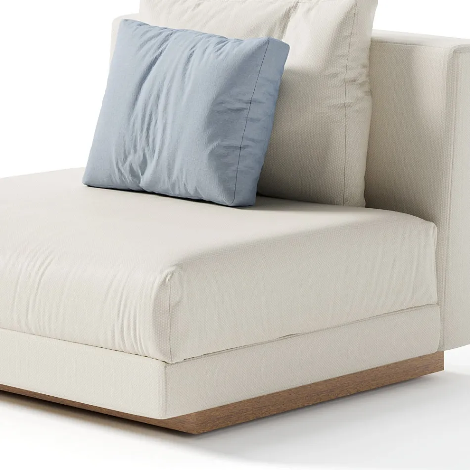 Stoffen tuinfauteuil Made in Italy - Rubik Viadurini