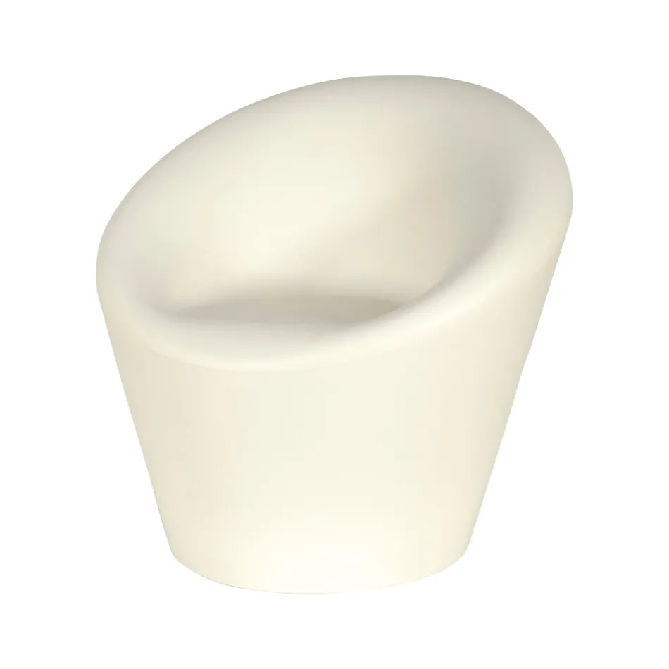 Tuinfauteuil in fluo en gekleurd polyethyleen Made in Italy - Colores Viadurini