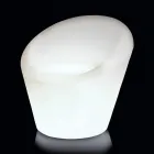 Tuinfauteuil in fluo en gekleurd polyethyleen Made in Italy - Colores Viadurini