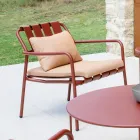 Tuinstoel geheel van aluminium - schitterend Viadurini