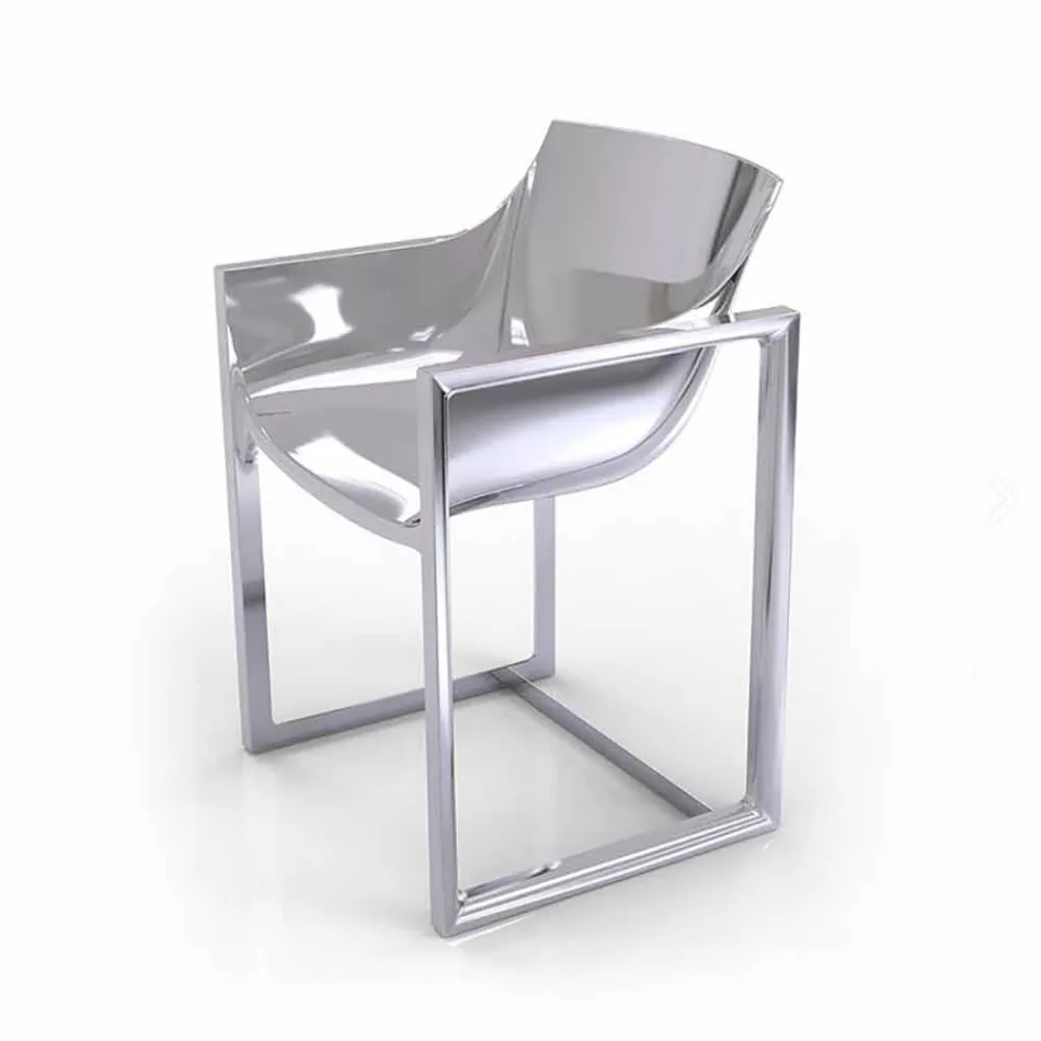 WallStreet Vondom tuinzetel, polypropyleen en glasvezel Viadurini