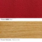 Woonkamer fauteuil met voetsteun in leer en hout Made in Italy - Butterfly Viadurini