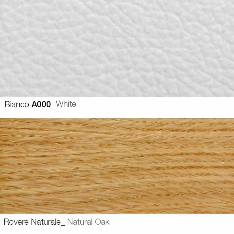 Woonkamer fauteuil met voetsteun in leer en hout Made in Italy - Butterfly Viadurini