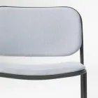 Woonkamer fauteuil in stof en metaal Made in Italy 2 stuks - Sangria Viadurini