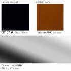 Draaibare woonkamerfauteuil in leer en metaal Made in Italy - Butterfly Viadurini