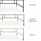 Stoffen woonkamer fauteuil met metalen structuur Made in Italy - Manilla Viadurini