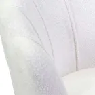 Woonkamerfauteuil van metaal en stof - Achtergrond Viadurini