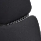 Verstelbare draaibare bureaustoel in staal en polyester - Luigio Viadurini