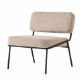 Design fauteuil met zitting en rugleuning in stof Made in Italy - Connubia Sixty