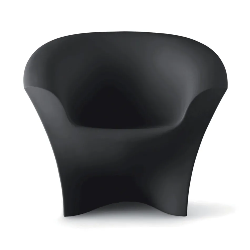 Outdoor design fauteuil in mat of gelakt polyethyleen Made in Italy - Conda Viadurini