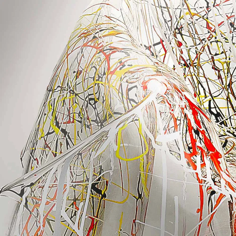 Leunstoel modern design in veelkleurig plexiglas Parijs, made in Italy Viadurini