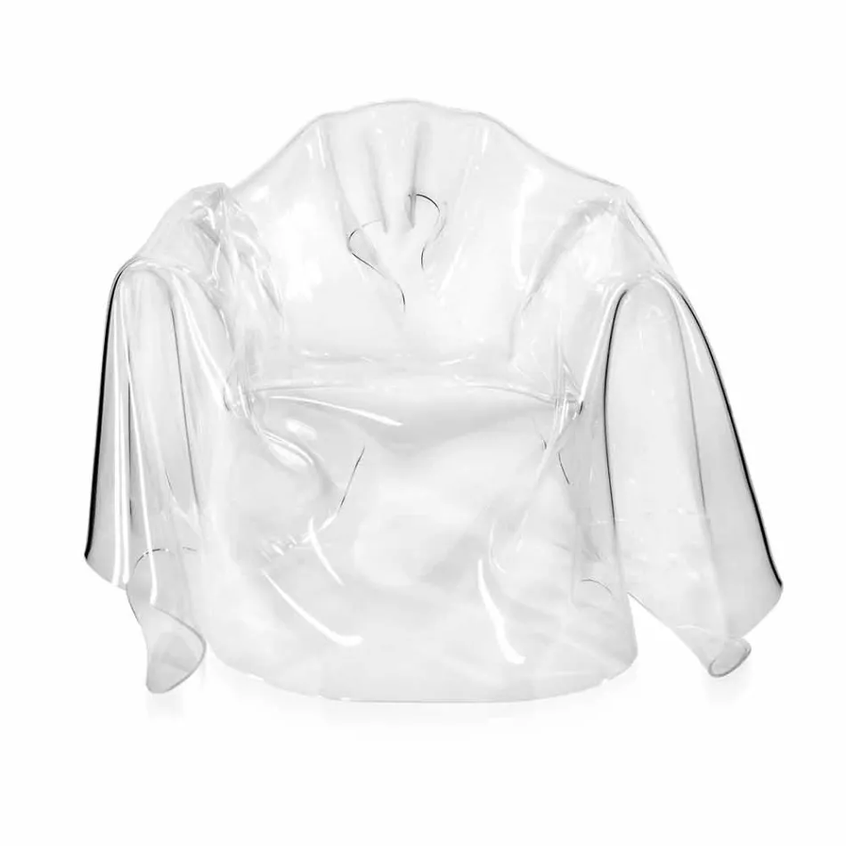 Leunstoel modern design plexiglas Parijs, made in Italy Viadurini