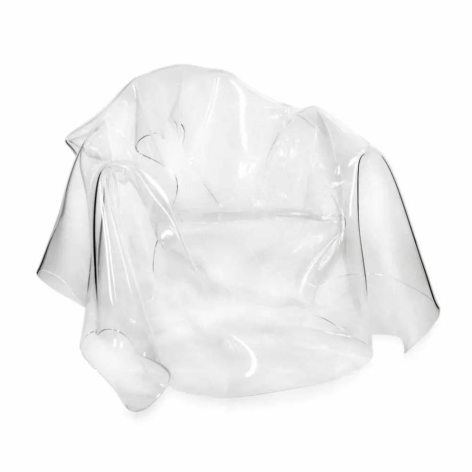 Leunstoel modern design plexiglas Parijs, made in Italy Viadurini