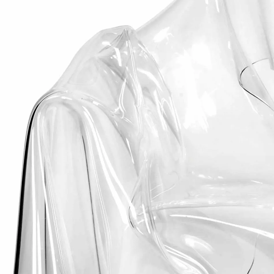 Leunstoel modern design plexiglas Parijs, made in Italy Viadurini