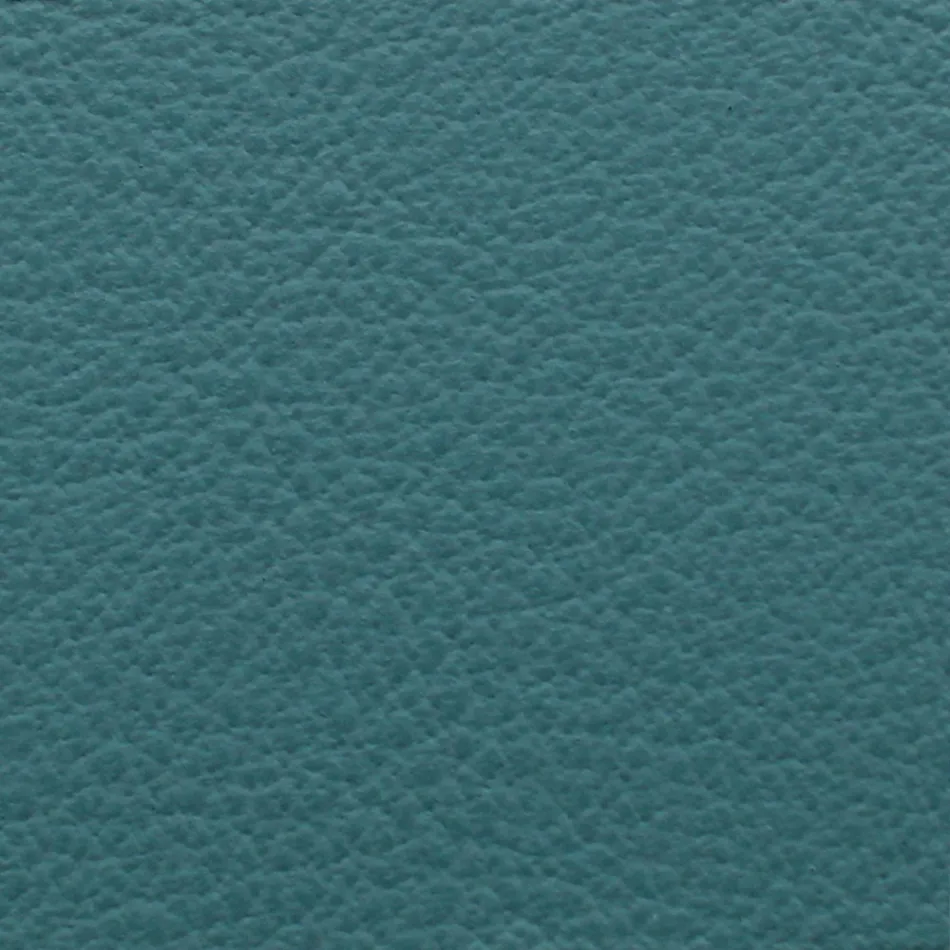 Hoge kwaliteit fauteuil van leer en geverfd metaal, gemaakt in Italië - Molde Viadurini