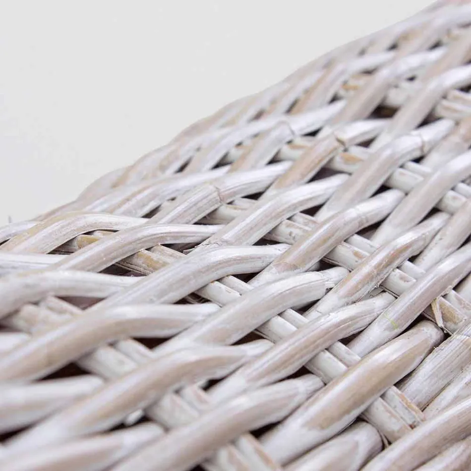 Homemotion rotan luxe design fauteuil voor binnen / buiten - Francioso Viadurini