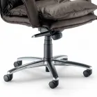 Directionele designlederen fauteuil gemaakt in Italië Gemma Viadurini