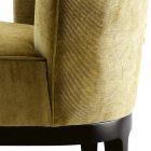 Design fauteuil in gewatteerde stof Grilli Kipling gemaakt in Italië Viadurini