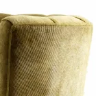 Design fauteuil in gewatteerde stof Grilli Kipling gemaakt in Italië Viadurini