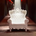 Kleurrijke barok-moderne stijl fauteuil Slide Queen Of Love, made in Italy