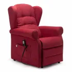 Elektrische fauteuil met lift & relax-functies met 2 motoren Made in Italy - Marlene Viadurini
