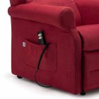 Elektrische fauteuil met lift & relax-functies met 2 motoren Made in Italy - Marlene Viadurini