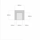 Etnische lounge fauteuil in patchworkstof of fluweel - vezel Viadurini