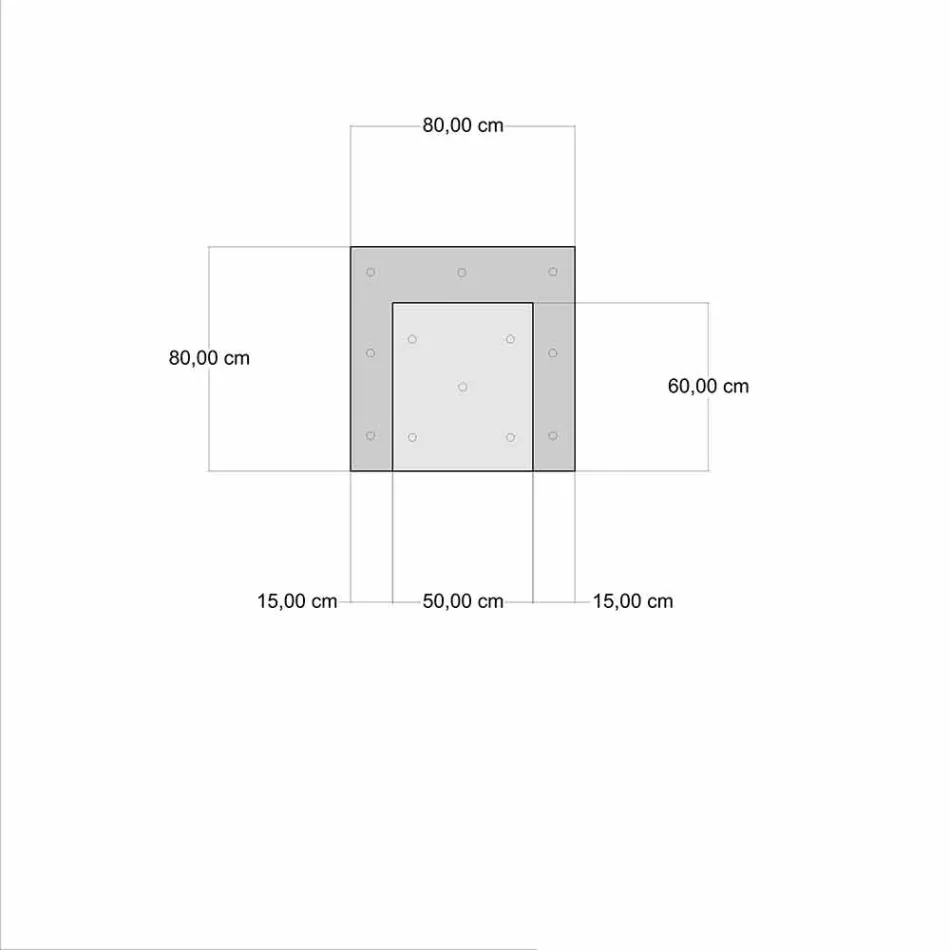 Etnische lounge fauteuil in patchworkstof of fluweel - vezel Viadurini