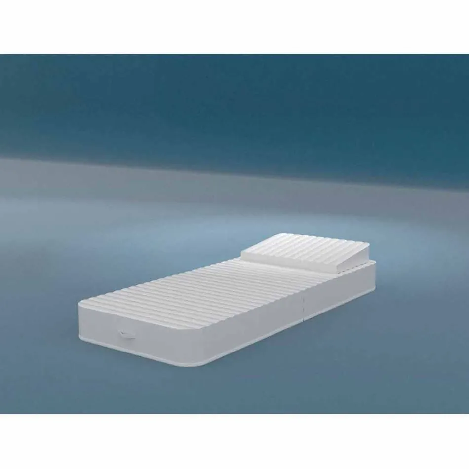 Drijvende leunstoel Trona wit ontwerp Luxe, made in Italy Viadurini