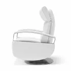 Moderne design 2-motorige draaifauteuil gemaakt in Cassia, Italië Viadurini