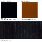 Draaibare lederen fauteuil met houten onderstel Made in Italy - Butterfly Viadurini